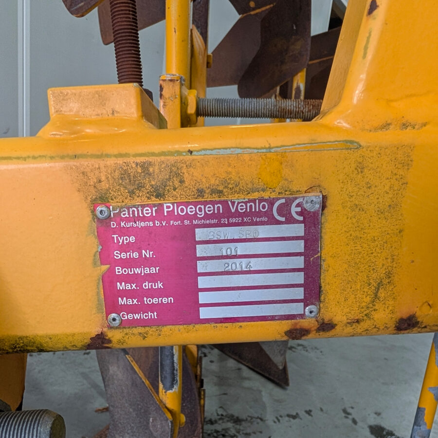 Panter Kantelploeg mechanisatiebollenstreek